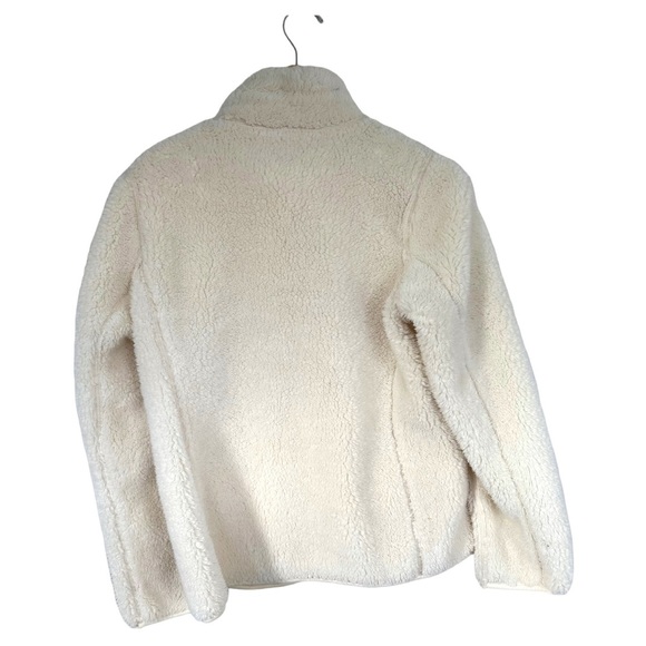 Weatherproof Reversible Plush Fleece Jacket Cream Full Zip Size Small - Picture 10 of 13